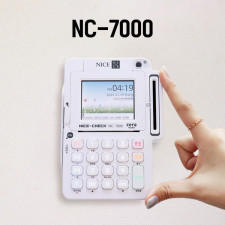 애플페이 카드단말기 NFC결제 유선카드체크기 무약정 2인치 QR결제 카드결제기 NC-7000